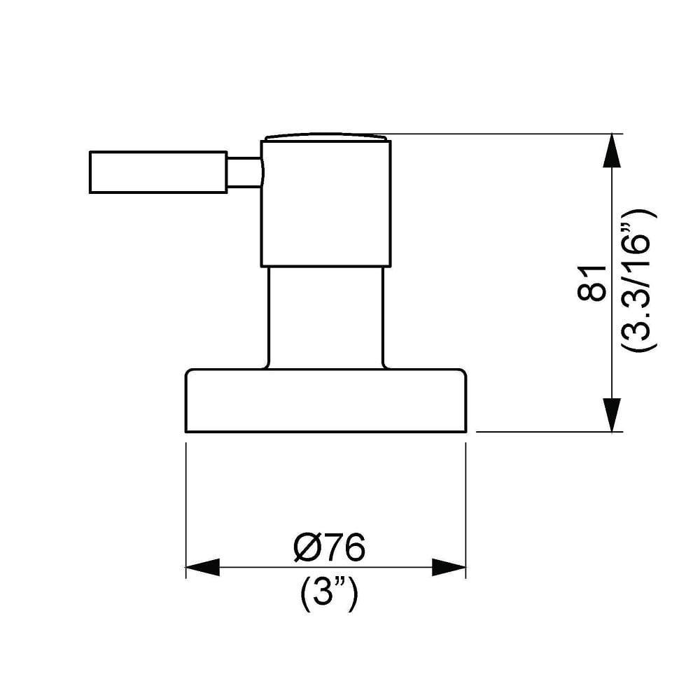 Acabamento Perflex Slim 1/2, 3/4, 1 B. Deca Cromado 11622210 - 2