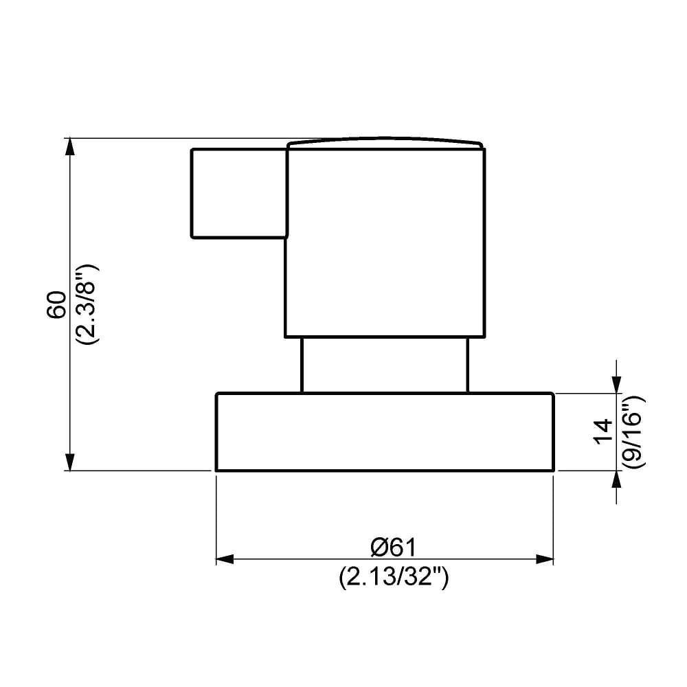 Acabamento Para Registro Perflex Ice 3/4 Base Deca 11615910 - 2