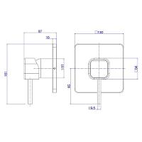 Acabamento Monocomando Chuveiro Deca You 4993.bl105.chu.mt - 3