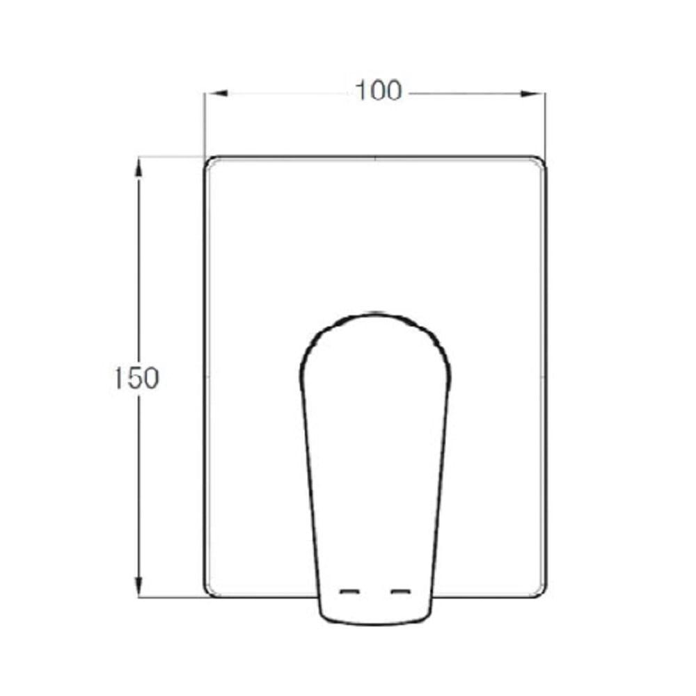 Acabamento Monocomando Chuveiro Celite Noronha Cr B5005cucr0 - 2