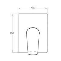 Acabamento Monocomando Chuveiro Celite Noronha Cr B5005cucr0 - 2