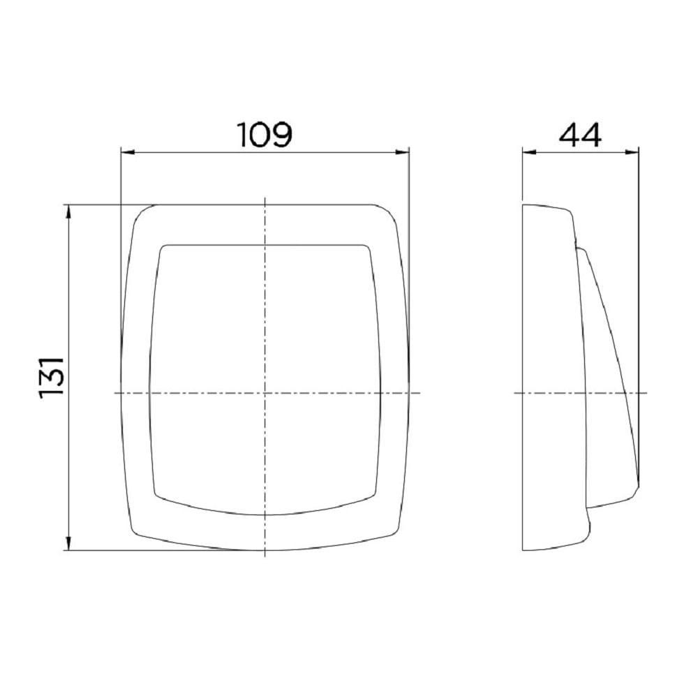 Acabamento Válvula Descarga Docol Salvágua Box Cr 566806 - 3