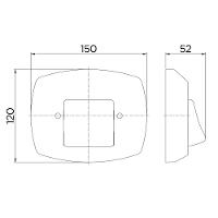 Acabamento Valvula Descarga Docol Classica Cr Black 01500057 - 2