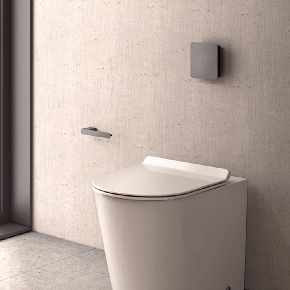 Acabamento Valvula Descarga Docol Flat Grafite Esc. 00931770 - 2