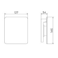 Acabamento Valvula Descarga Docol Flat Grafite Esc. 00931770 - 3