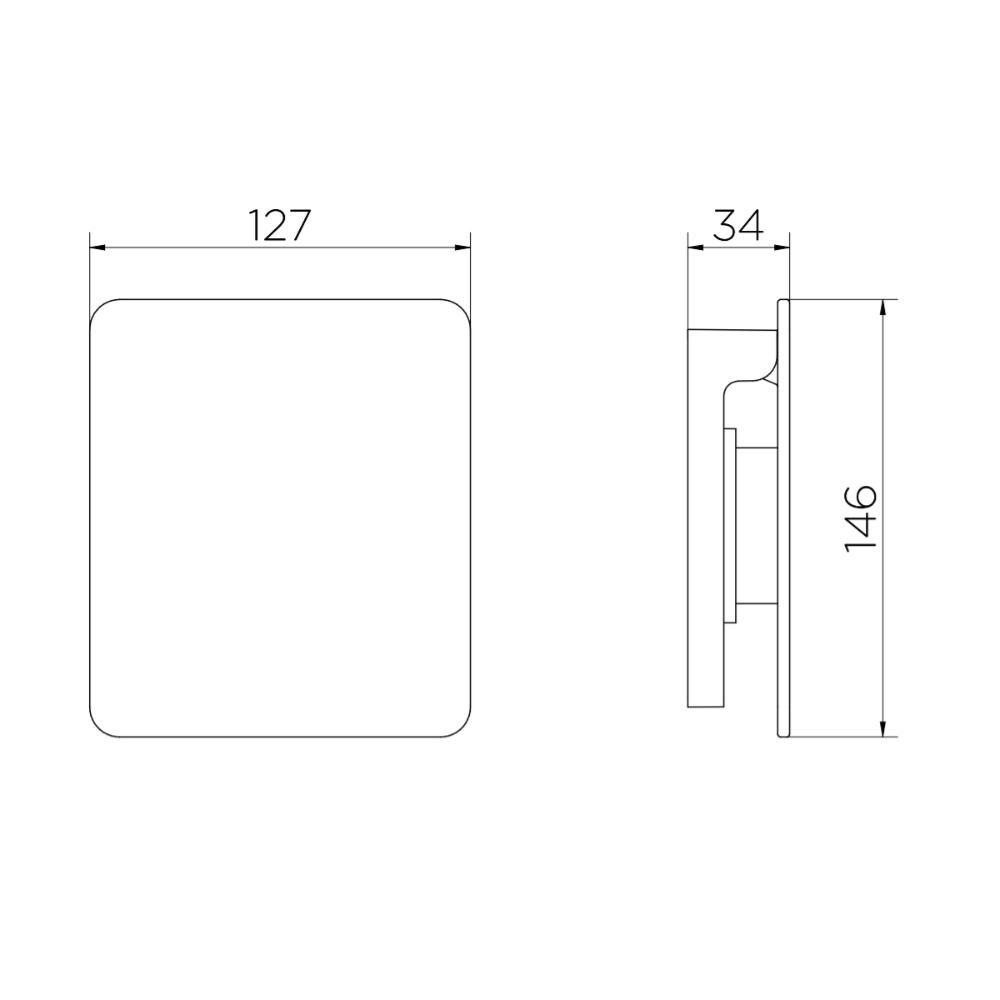 Acabamento Valvula De Descarga Docol Flat Ouro Esc. 00931772 - 3