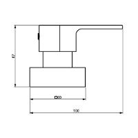 Acabamento Registro Perflex Led C76 Base Deca 11647510 - 2