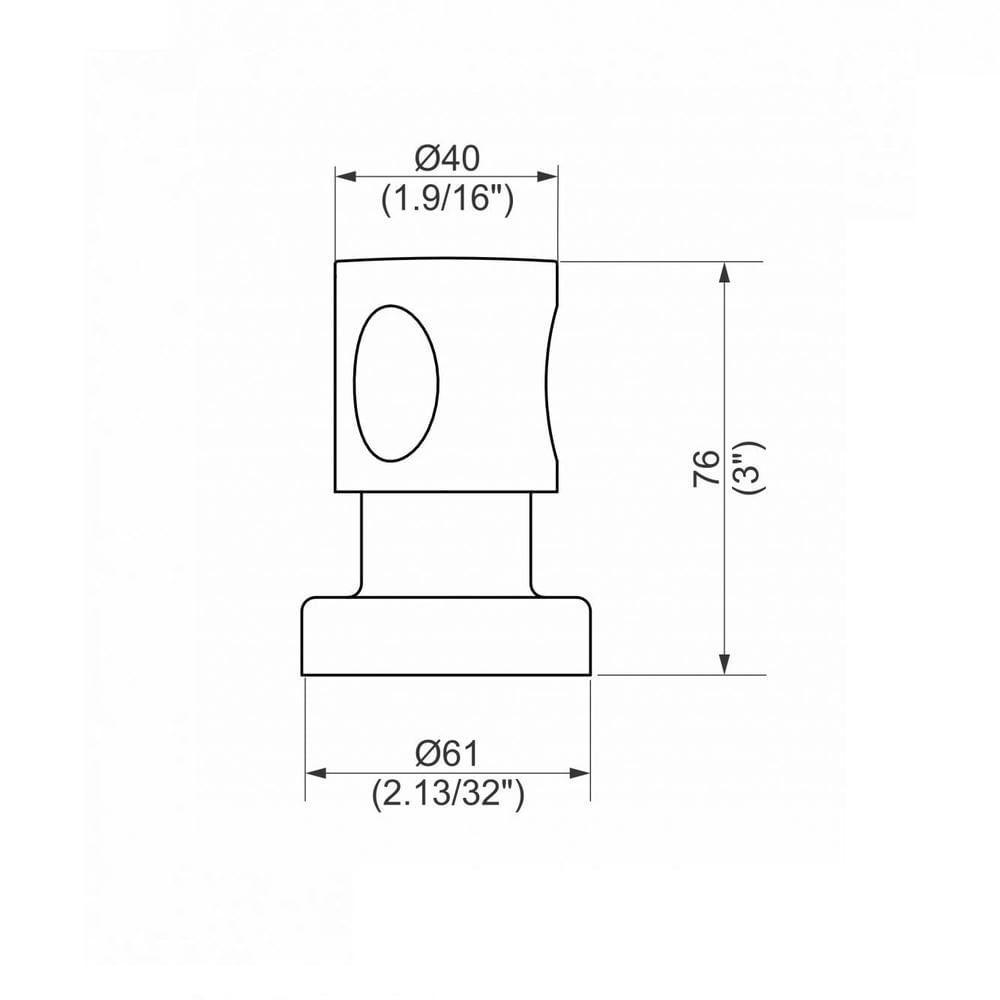 Acabamento Registro Perflex Onda 1/2, 3/4-1 Cromado 11624010 - 2