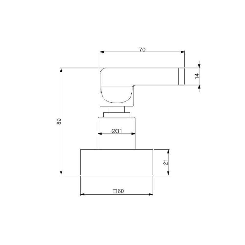 Acabamento Registro Perflex Pf94 Base Deca Freedom 11648624 - 2
