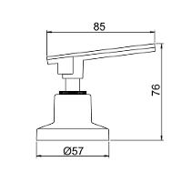 Acabamento Pressão Gaveta Ate 1" Black Lorenzetti 4901 B37 - 2