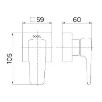 Acabamento Registro até 1" Base Docol Lift Cromado 00804706 - 2
