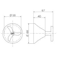 Acabamento Registro Base 1.1/2 Docol Nova Pertutti 00904206 - 2