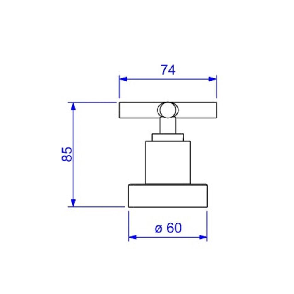 Acabamento Pressão Até 1" Deca Duna Clássica 4916.gl64.pq.rd - 2