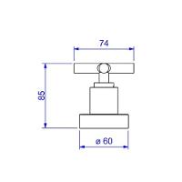 Acabamento Pressão Até 1" Deca Duna Clássica 4916.gl64.pq.rd - 2