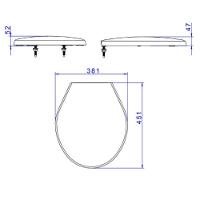 Assento Plástico Deca Branco Gelo Ap.01.17 - 3
