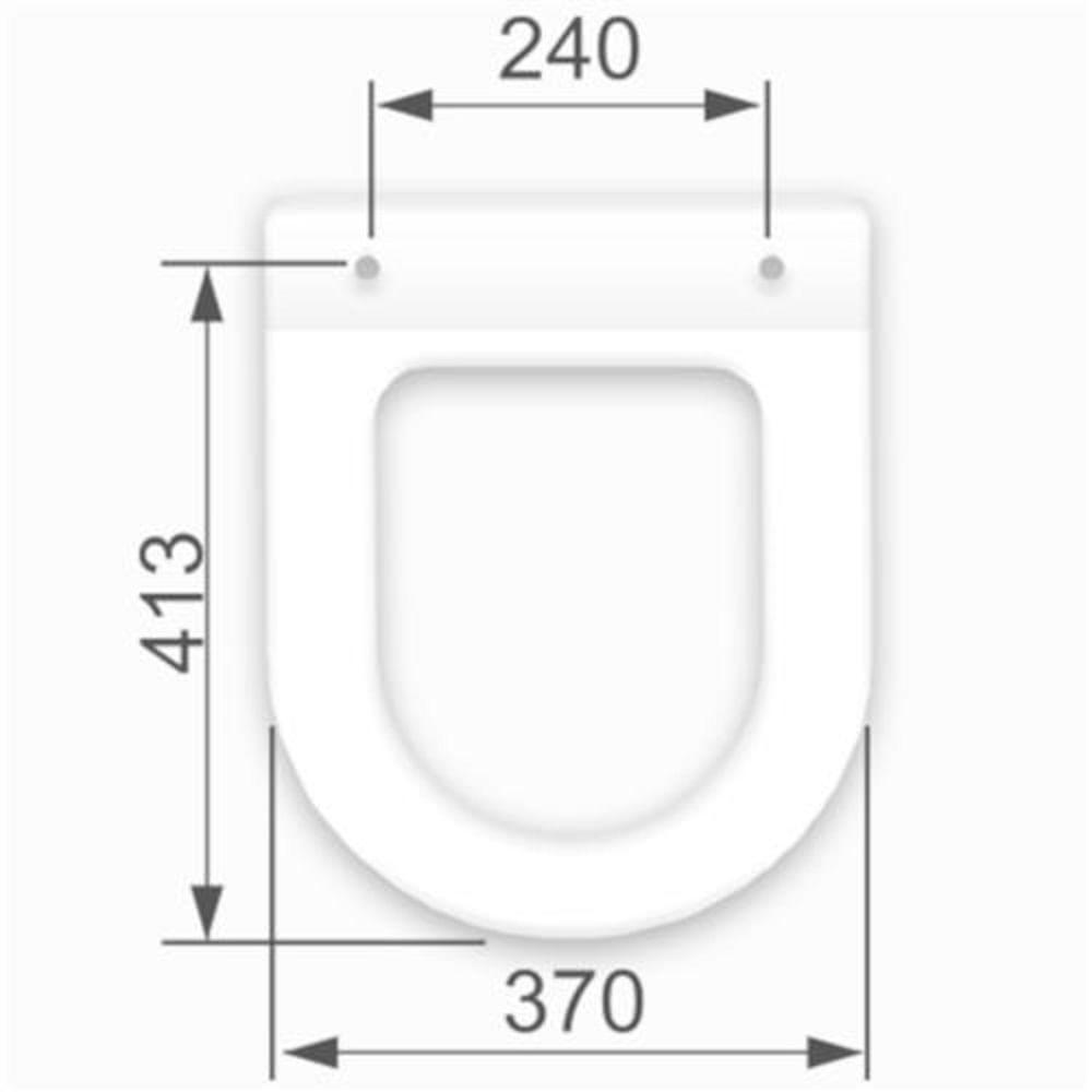 Assento Astra Calypso Almofadado Branco Tcp/k Bco-01 - 3