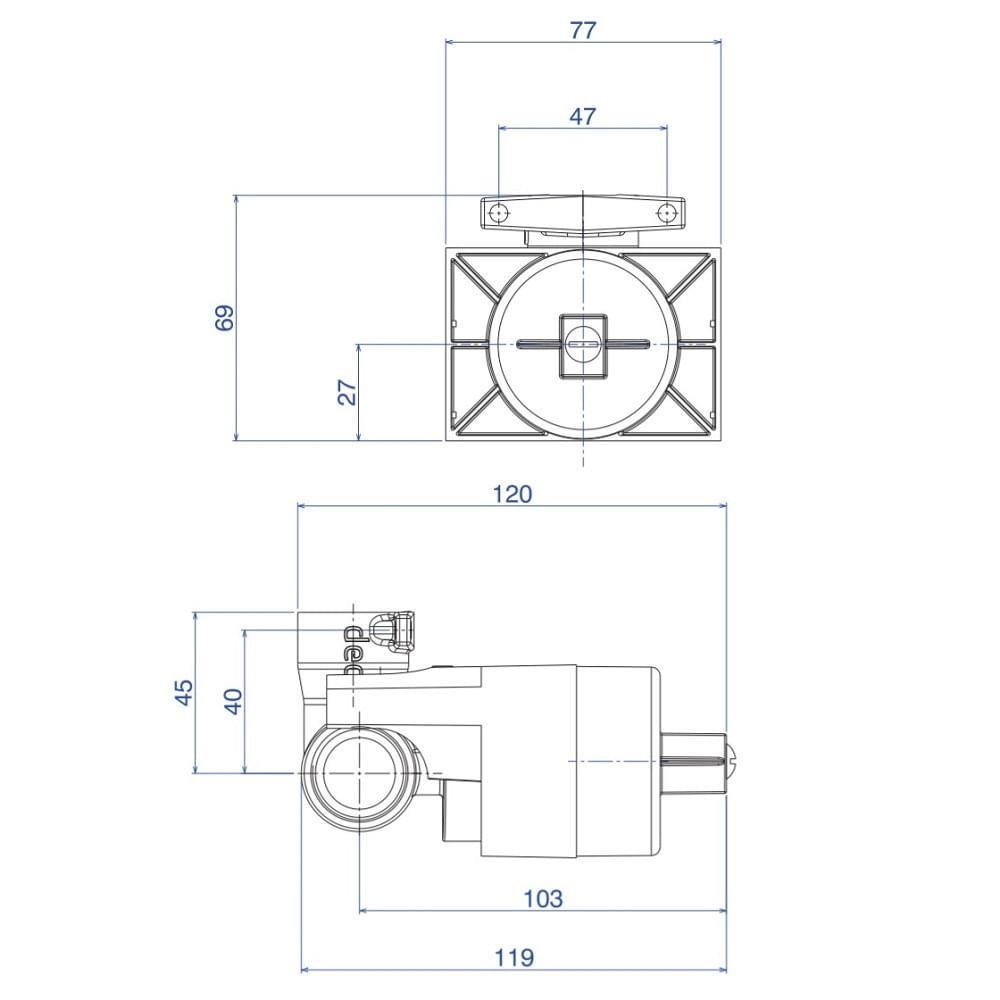 Base Monocomando Chuveiro Deca Alta/baixa Pressao 4493.000 - 2