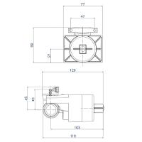 Base Monocomando Chuveiro Deca Alta/baixa Pressao 4493.000 - 2