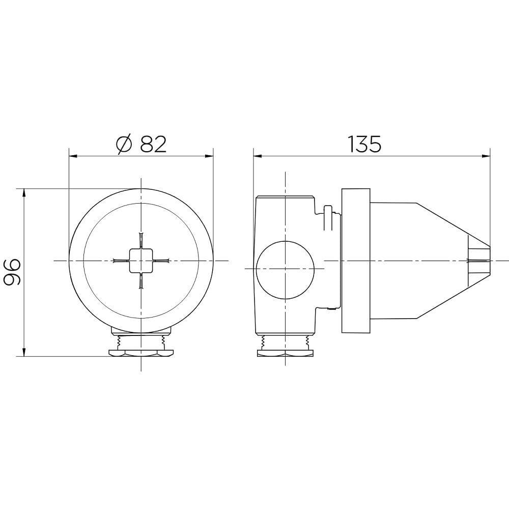 Base Monocomando 3/4 Chuveiro Alta Vazão Docol 658200 - 2