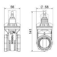 Base de Registro Gaveta Docol 1.1/2" 25131500 - 3
