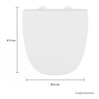 Assento Sanitário Slow Close Deca Flex Branco Ap.385.17 - 3