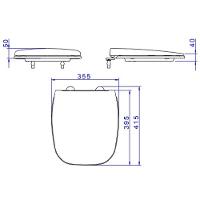 Assento Sanitário Slow Close Deca Flex Branco Ap.385.17 - 4