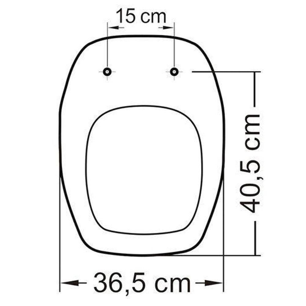 Assento Sanitario Fit/Versa/Versato Pp Soft Close Tupan Br - 4