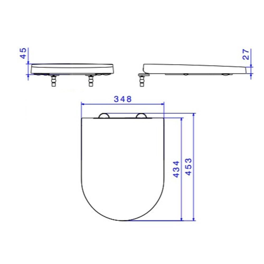 Assento Sanitario Deca Termofixo Slowclose Branco Ap.236.17 - 4
