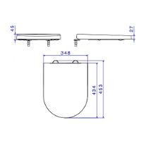 Assento Sanitario Deca Termofixo Slowclose Branco Ap.236.17 - 4