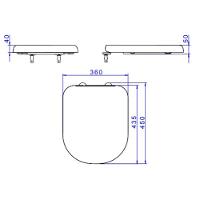 Assento Sanitario Deca Slowclose Vogue Plus Branco Ap.516.17 - 5