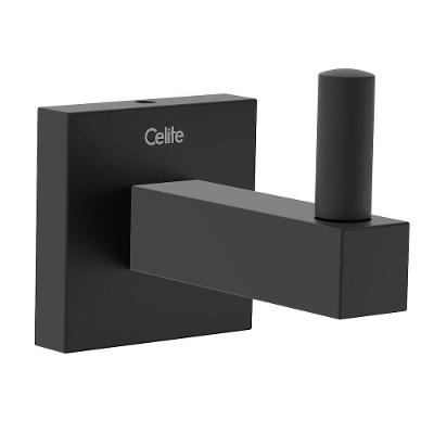 Cabide Banheiro Celite New Elite Preto Matte B5004e80r0