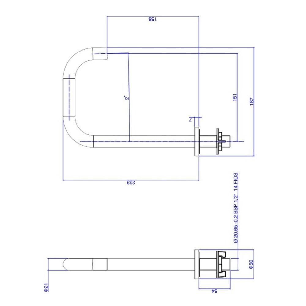 Bica Lavatorio Mesa Quadrada Deca You Inox 1790.inx105 - 4