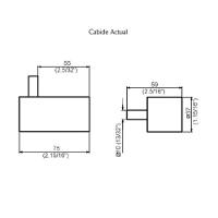 Cabide Para Banheiro Perflex Actual Cromado 12126010 - 2