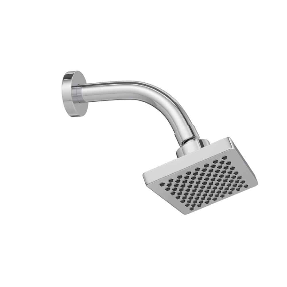 Chuveiro Deca Flex Parede Com Tubo Retangular Cr 1965.c.std - 2