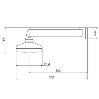 Chuveiro Deca C/tubo Parede Acqua Plus Bl Mt 1990.bl.ct.mt - 3