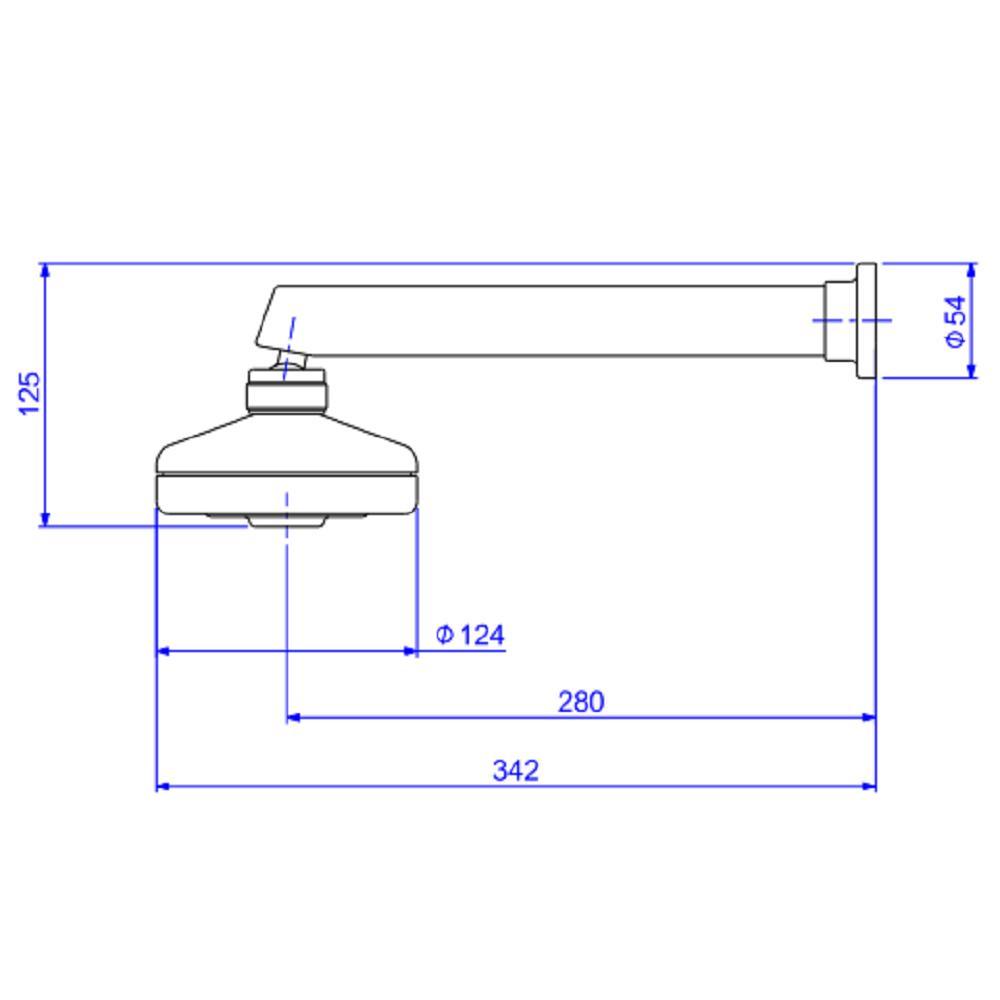 Chuveiro Deca Acqua Plus Parede Com Tubo Cromado 1990.c.ct - 4