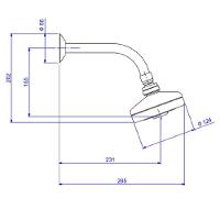 Chuveiro Deca Acqua Plus Com Tubo Parede Cromado 1990.c.std - 8