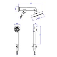 Chuveiro Deca Flex Com Desviador E Ducha Manual Cr 1955.c - 4
