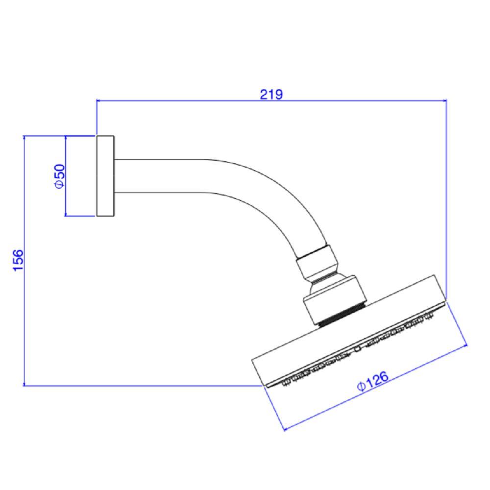 Chuveiro Deca Flex Com Tubo Parede Cromado 1955.c.std - 2