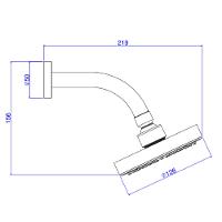 Chuveiro Deca Flex Com Tubo Parede Cromado 1955.c.std - 2