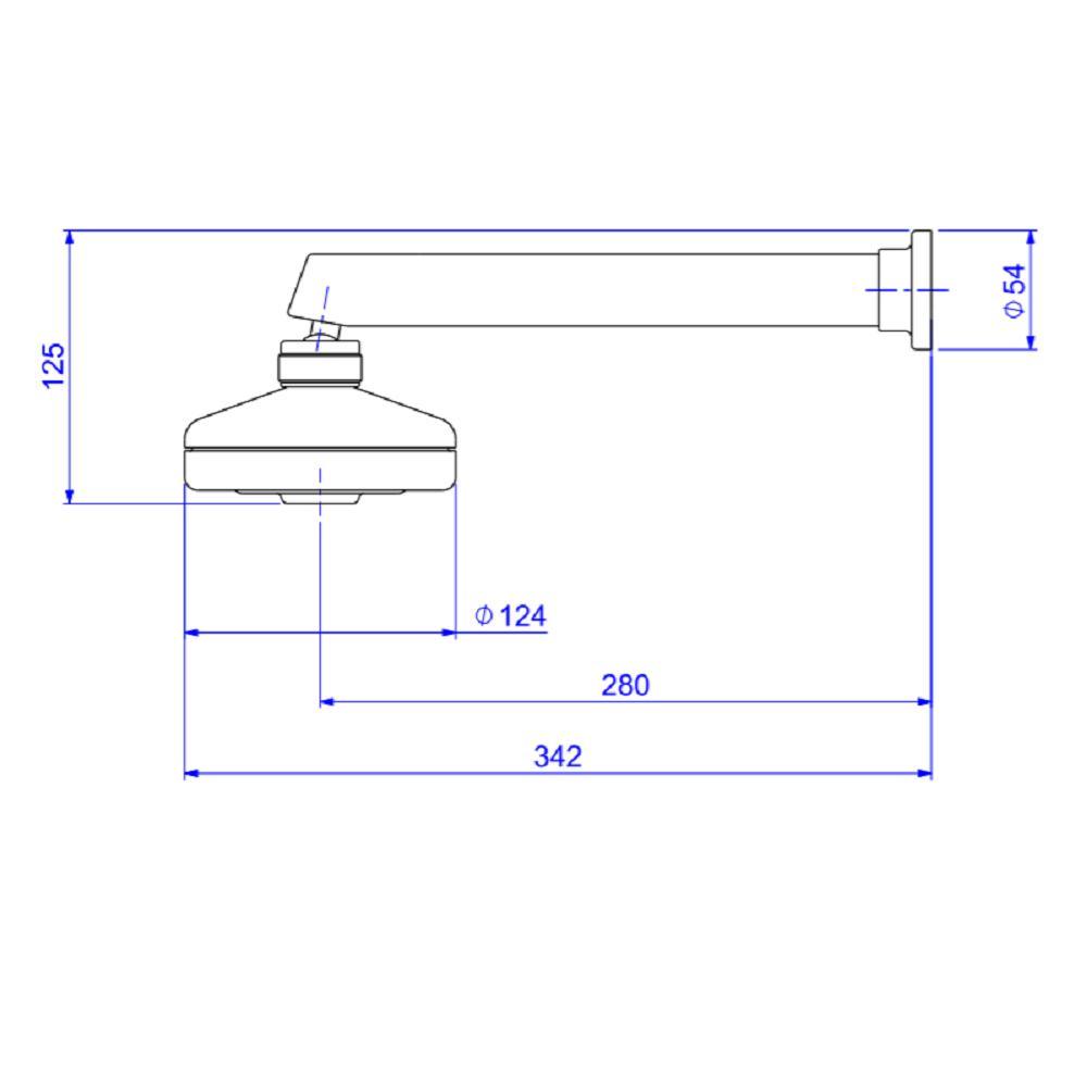 Chuveiro Deca Acqua Plus Com Tubo Parede Gl Rd 1990.gl.ct.rd - 3