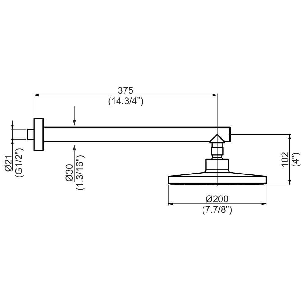 Chuveiro 1997 Perflex Slim 20 Cm Cromado 12303910 - 3