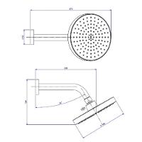 Chuveiro de Parede Redondo Deca Flex Cromado 2083.c.std - 5