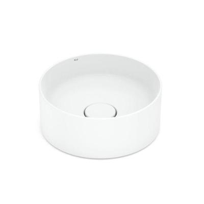 Cuba Apoio 30cm Redonda Roca T1 Terra Branco A32787u000