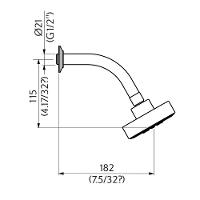 Chuveiro Perflex Slim 10cm 1997 Cromado 12304110 - 3