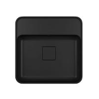 Cuba  Apoio Deca Quadrada Mesa 40cm Ebano Fosco L.11040.M.94 - 1