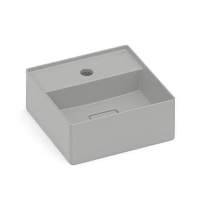 Cuba Apoio Roca 30x30cm Com Mesa T7 Terra Stone A32787x070