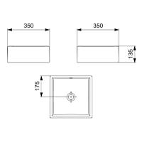 Cuba Celite Apoio S/ Mesa Basic Q5 Branco 1730490017300 - 2