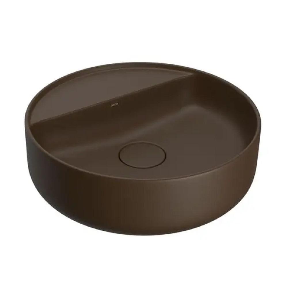 Cuba Apoio Redonda 40cm Deca Slim Marrom Fosco L.12040.m.22 - 1