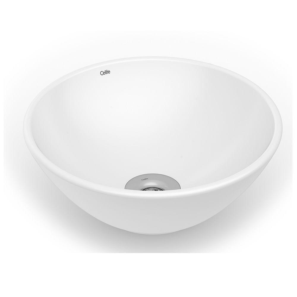 Cuba Apoio Redonda 35cm Basic R1 Branca Celite 1730970017300 - 1